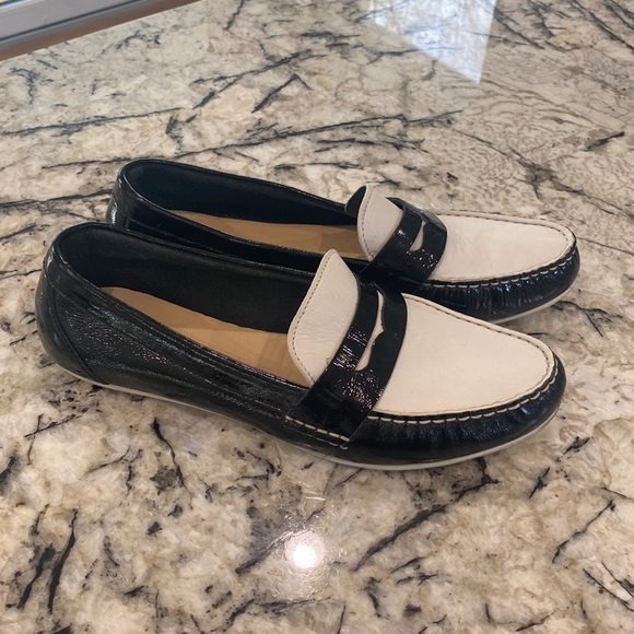 Cole Haan Shoes - Cole Haan Women’s black and white loafers- size 7.5